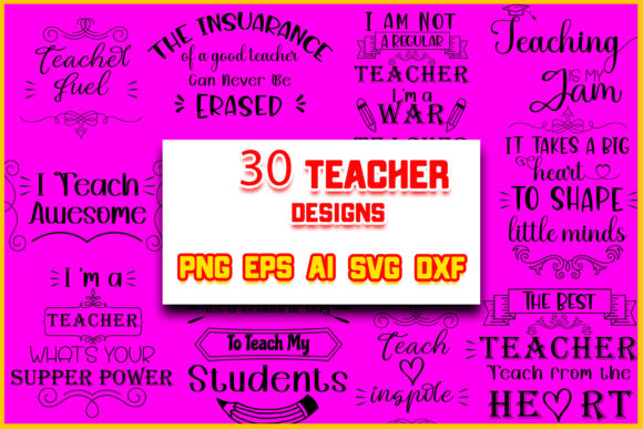 30 Teacher Quotes Bundle Review for Real Embroidery Projects