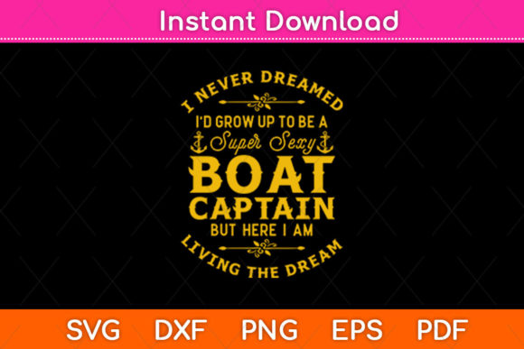 Boat Captain SVG: A Versatile Graphic Design Asset for Crafts and Local Business Branding