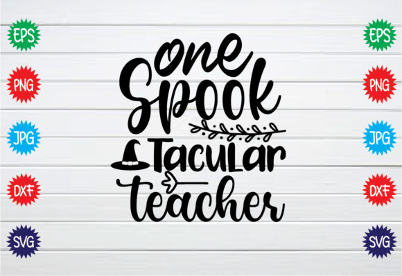 One Spook Tacular Teacher Embroidery Design Review