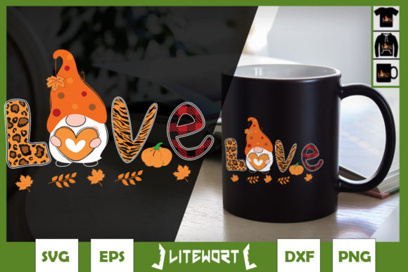 Thanksgiving LOVE Teacher Life Leopard Graphics for Crafts & Blogs