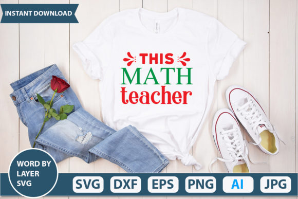 This Math Teacher: A Versatile Graphic Design Asset for Bloggers and Content Creators